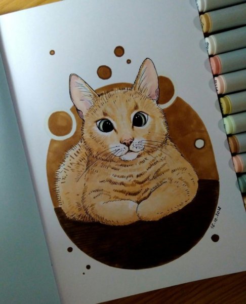 Рисунки маркерами Lighane животные