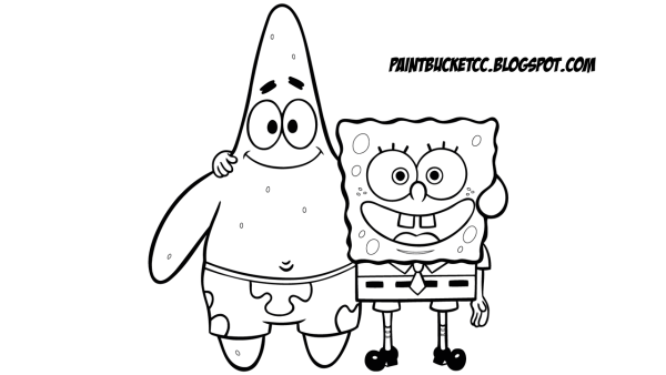 Спанч Боб эскиз