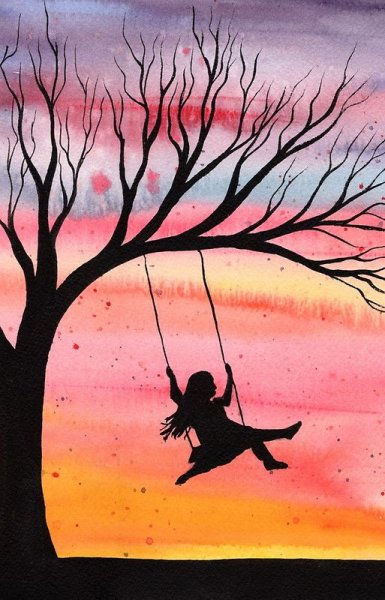 Рисунки красками для начинающих