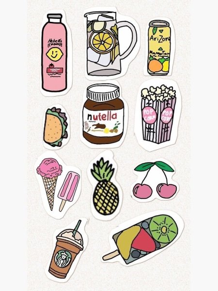 Мини рисунки для срисовки еда