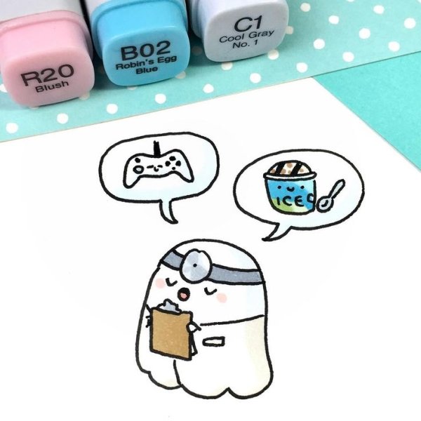 Наклейки для срисовки маркерами