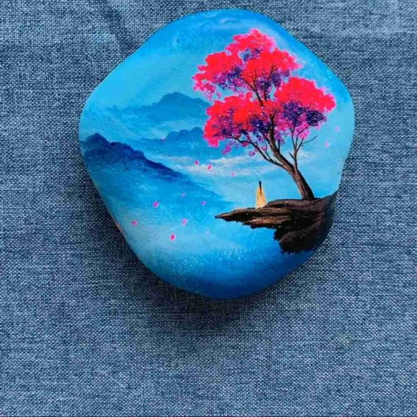 Рисовать на камнях гуашью