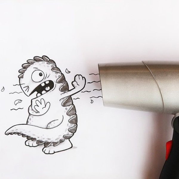 Прикольные рисунки карандашом необычные