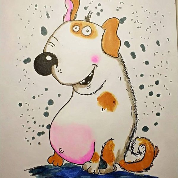 Рисунки для срисовки фломастерами