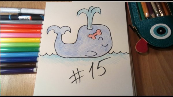 Рисунки обычными фломастерами