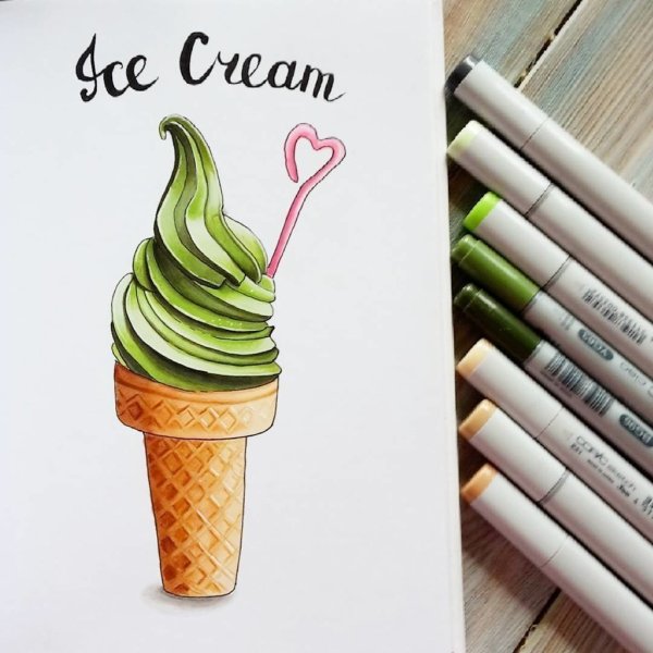 Рисование маркерами для скетчинга