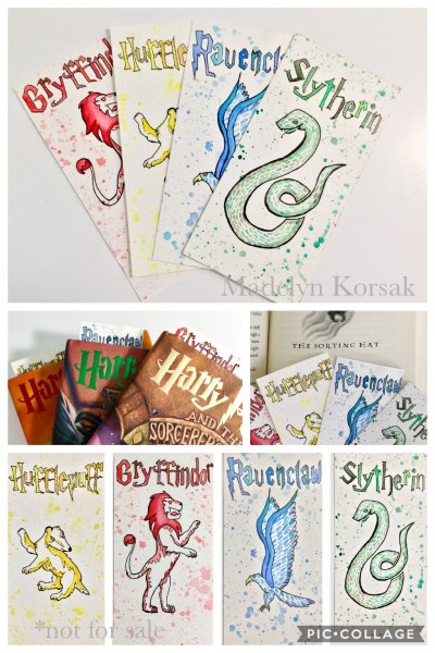 Закладка с рисунком Гарри Поттера