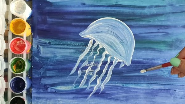 Рисунки гуашью для детей