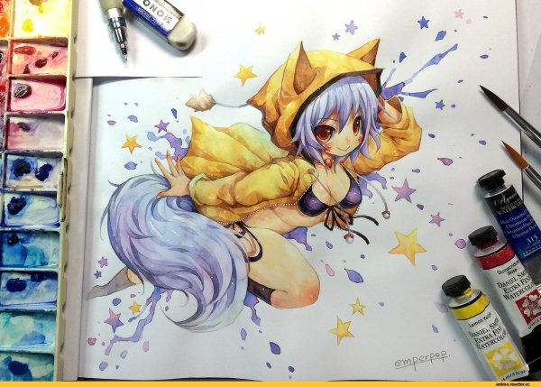 Аниме красками