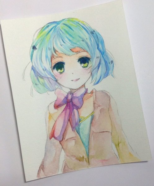 Аниме акварелью