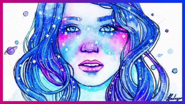 Аниме гуашью легко