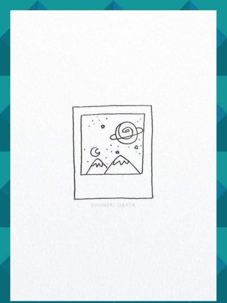 Полароиды акварельными красками