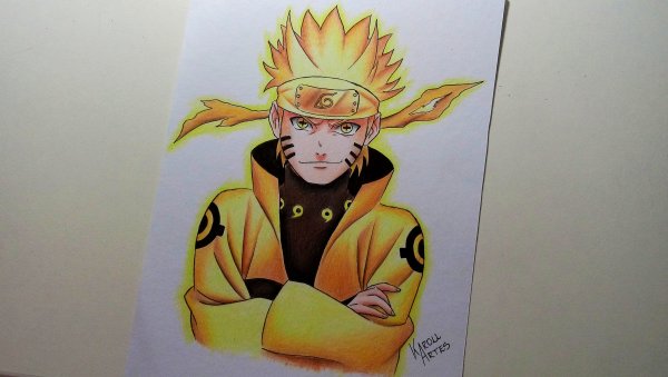 Наруто красками