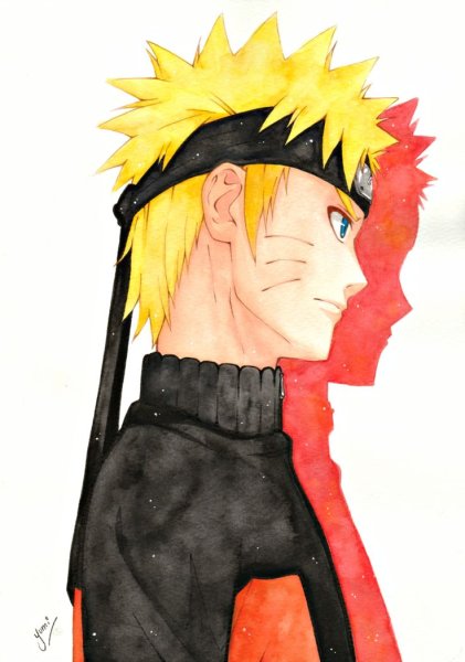 Наруто Узумаки портрет