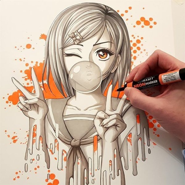 Эскиз тату глаза девушки