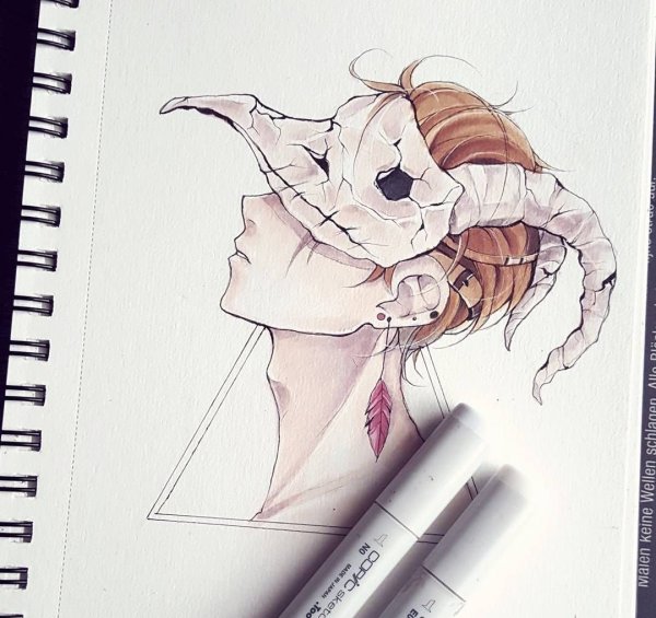 Грустные рисунки для скетчбука