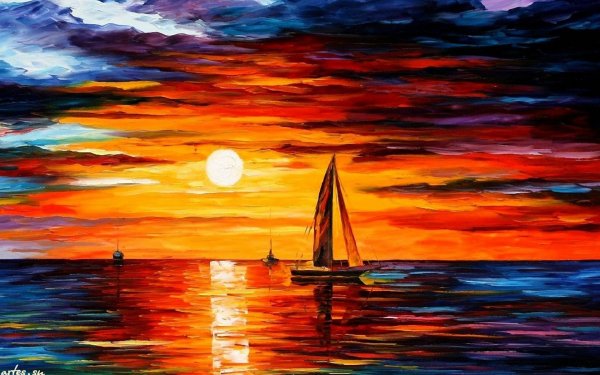 Афремов Леонид художник море