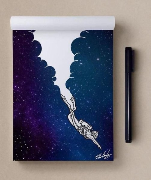 Космос для скетчбука