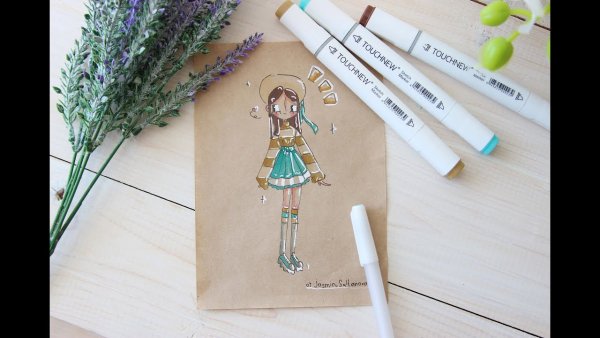 Арты маркерами Copic Sketch