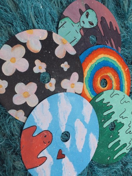 Рисование на дисках