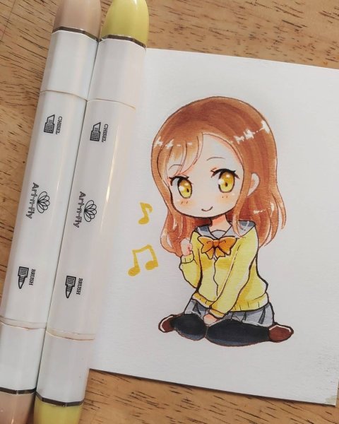 Аниме маркерами