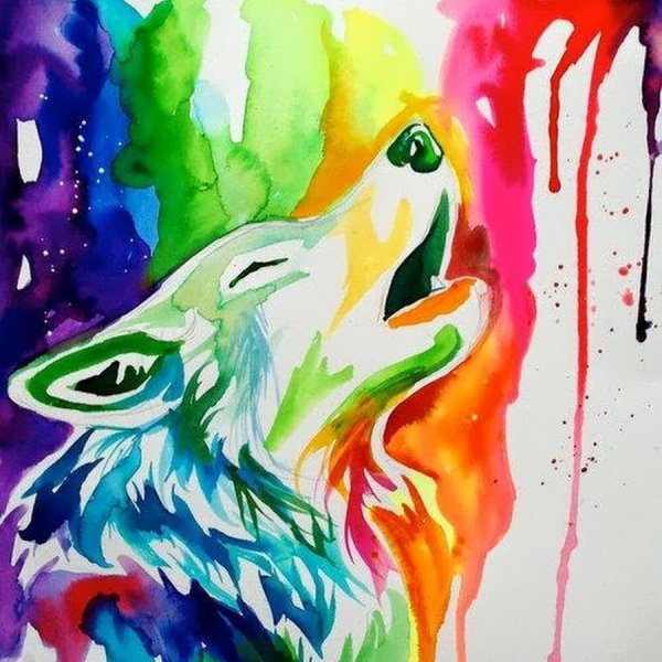 Интересные рисунки красками