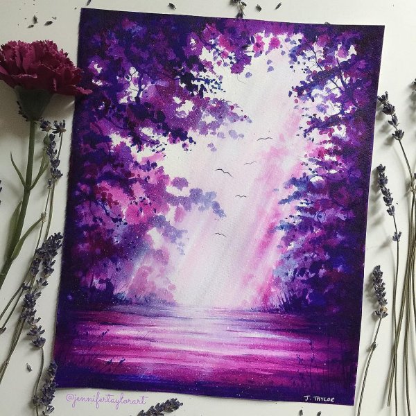 Идеи для рисования акварелью