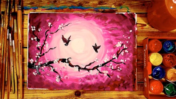 Рисование гуашью