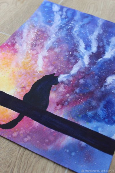 Рисование губкой