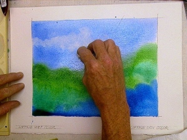 Рисунок на акварельной бумаге для новичков