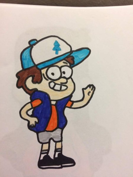 Рисунки маркерами Гравити Фолз