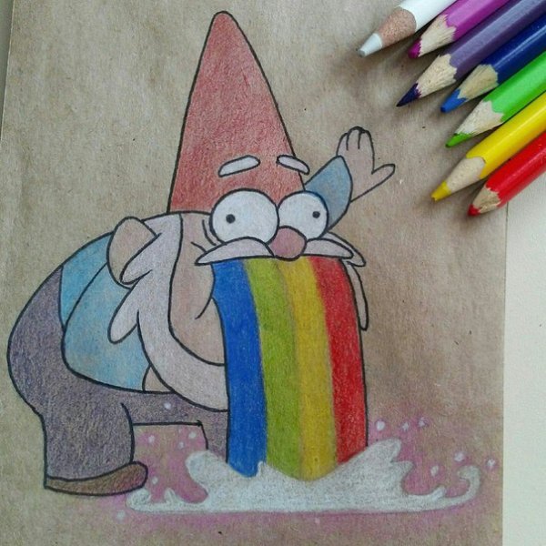 Стэнфорд Пайнс для срисовки