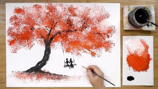 Рисование красками для начинающих