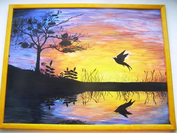 Мастер класс рисование гуашью