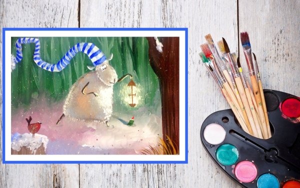 Идеи для рисования гуашью для детей