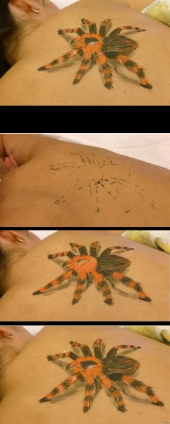 Идеи для рисунков на теле гуашью