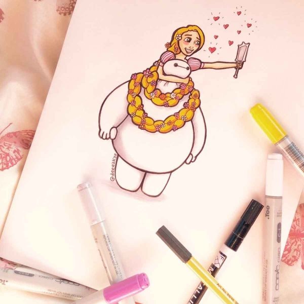 Рисование маркерами для начинающих