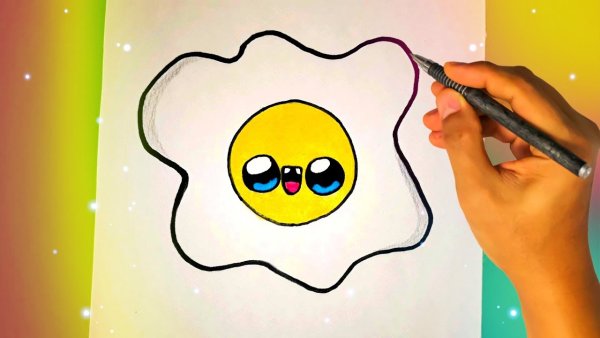 Картинки для срисовки яичница