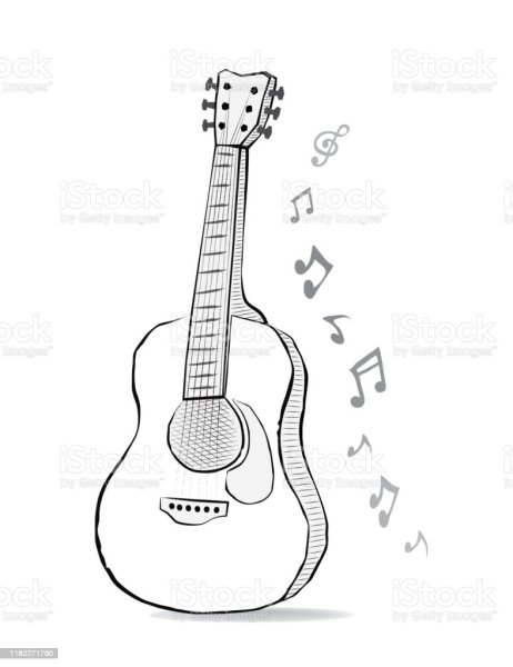 Электрогитара стилизация