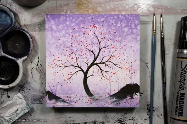 Рисование акварельными красками