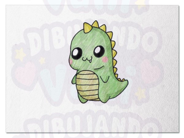 Милые Динозаврики для срисовки