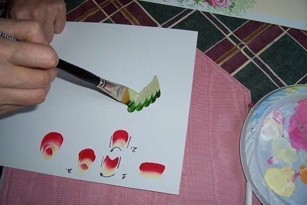 Рисование широкой кистью с детьми