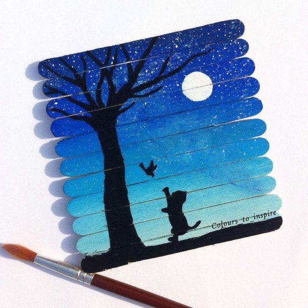 Идеи для рисования красками легкие