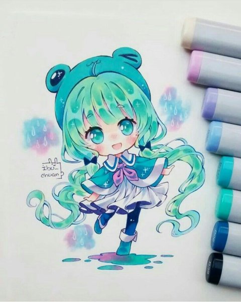 Аниме маркерами