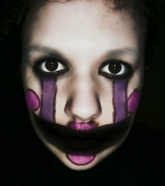 Грим на лице детям страшно