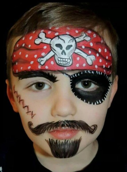 Аквагрим пират