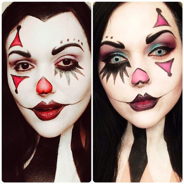 Макияж красками