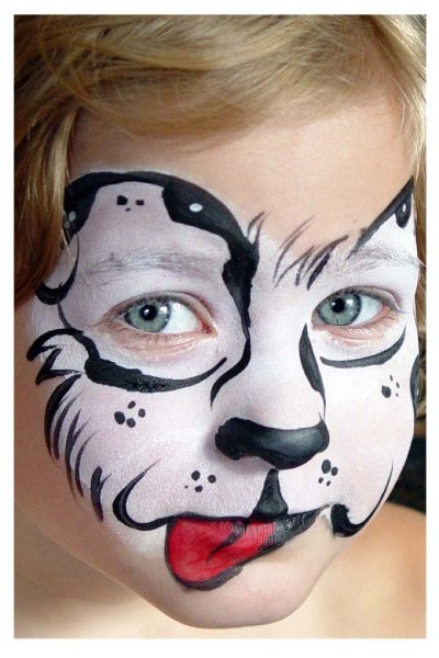 Макияж гуашью