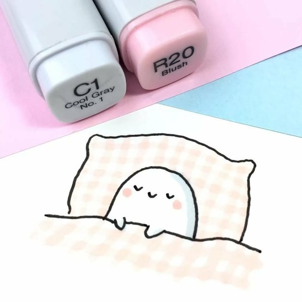 Срисовки маркерами легкие милые