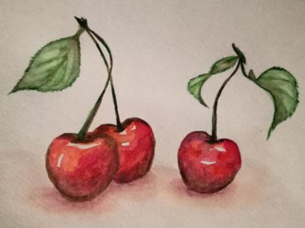 Рисунки акварелью лёгкие